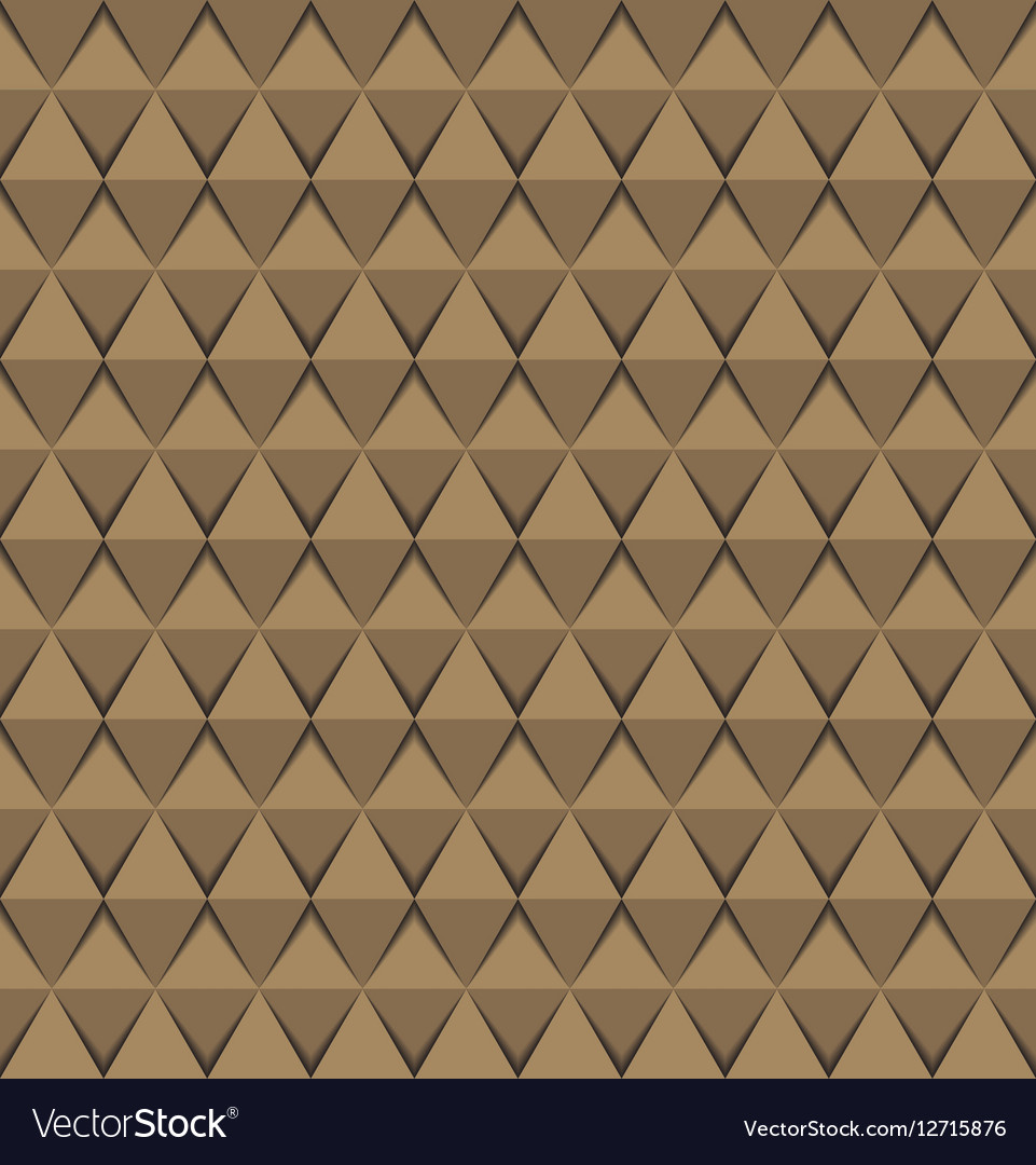Metallic Geometric Triangle Pattern