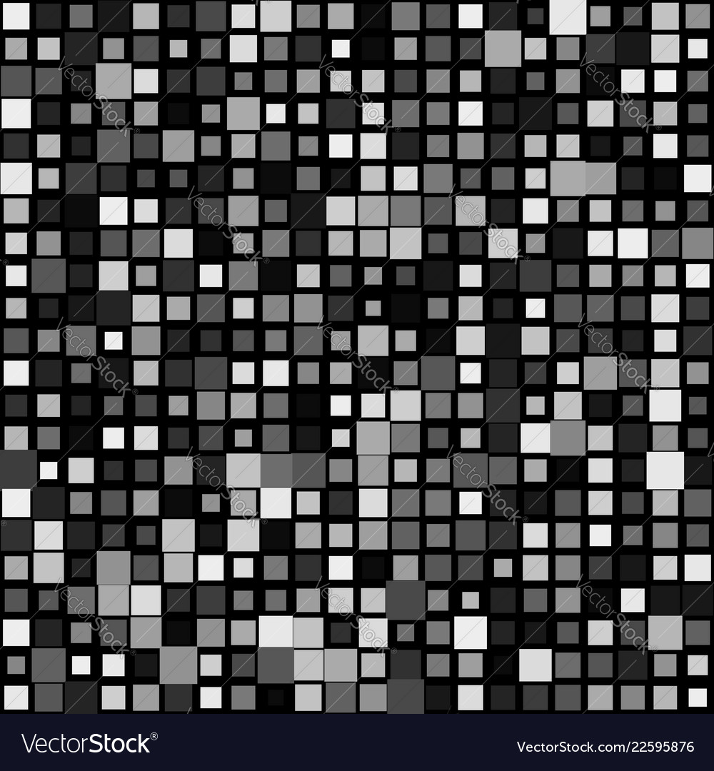 Random mosaic background w squares varying in size