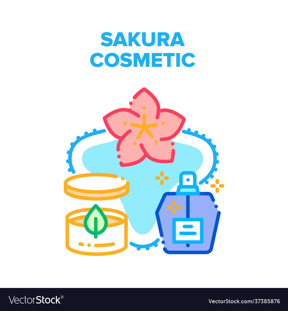 Sakura cosmetic concept color