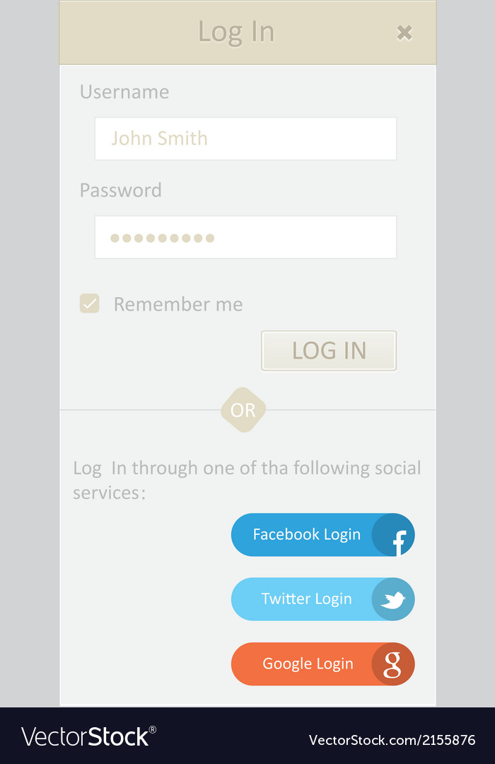 User Login Interface