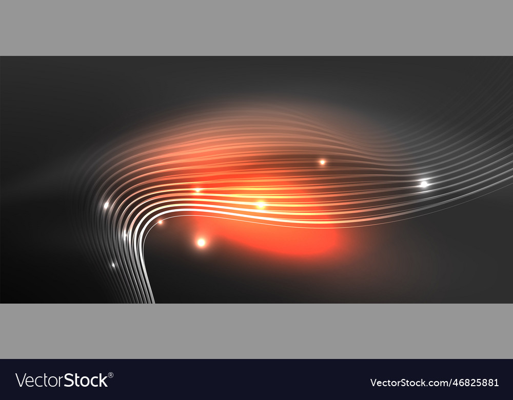 Abstract background neon wave hi-tech design