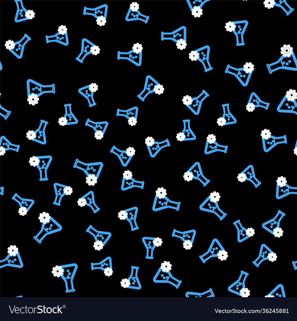 Line bioengineering icon isolated seamless pattern Vector Image Line bioengineering icon isolated seamless pattern