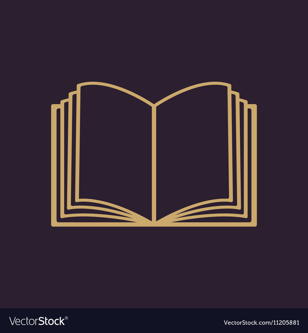 Open book icon manual and tutorial