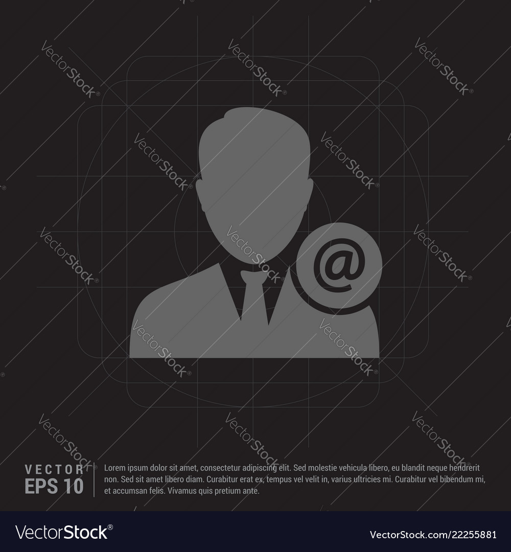 Protected user icon vector image Protected user icon