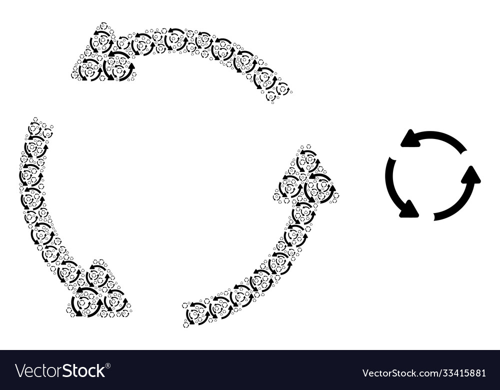 Rotation motion composition self icons