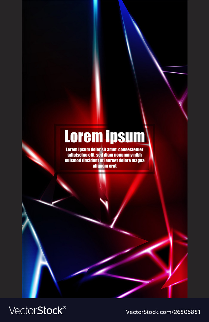 Vertical abstract design background a luminous vector image Vertical abstract design background a luminous