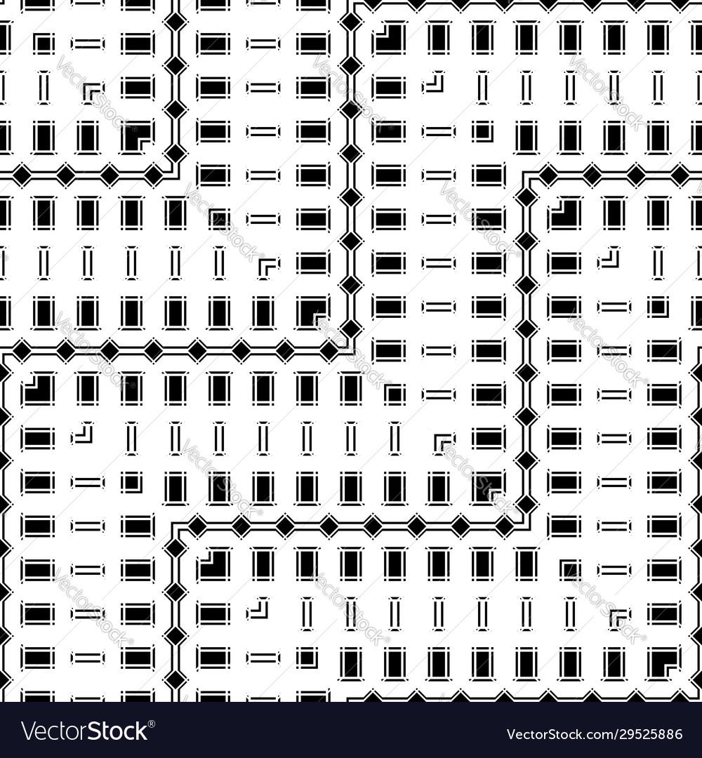 Design seamless monochrome zigzag pattern