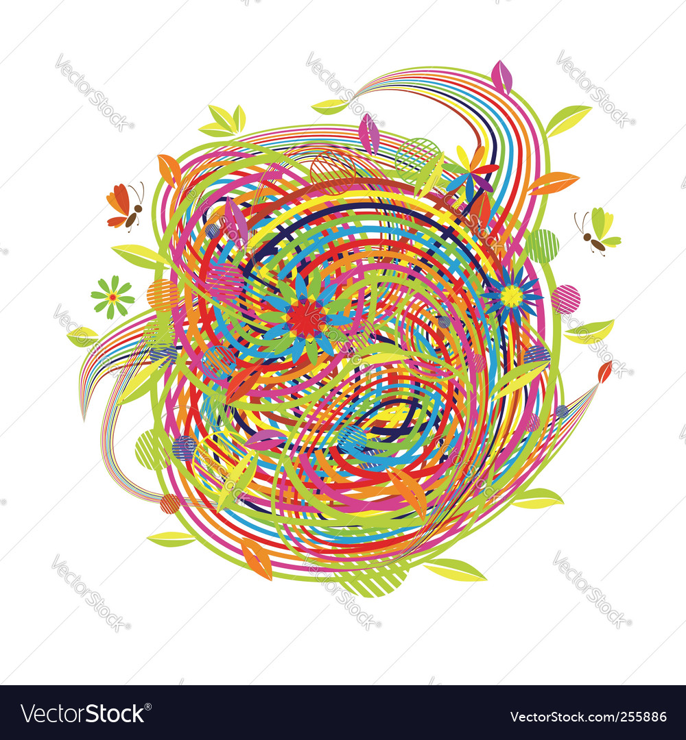 Floral Spring Tree