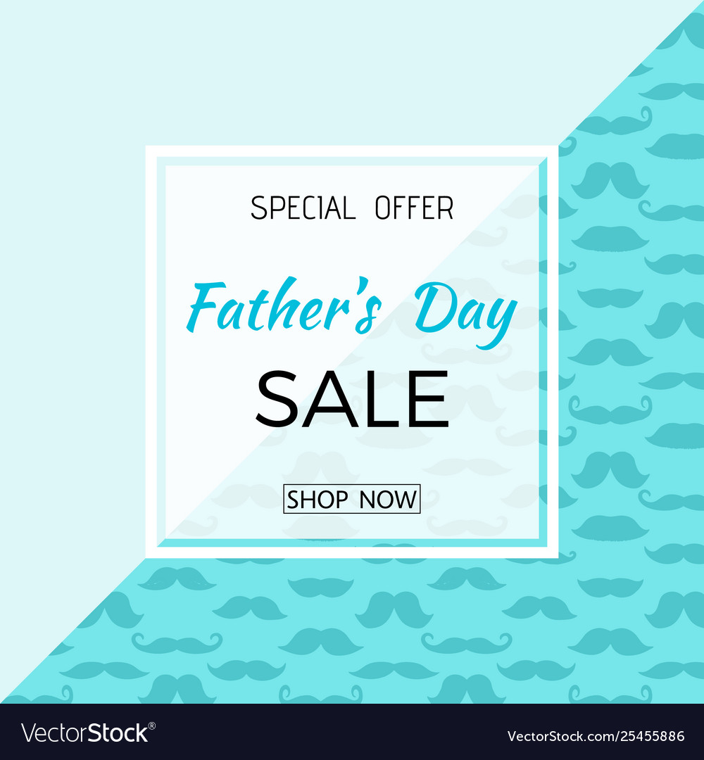 Sale banner fathers day phrase on white