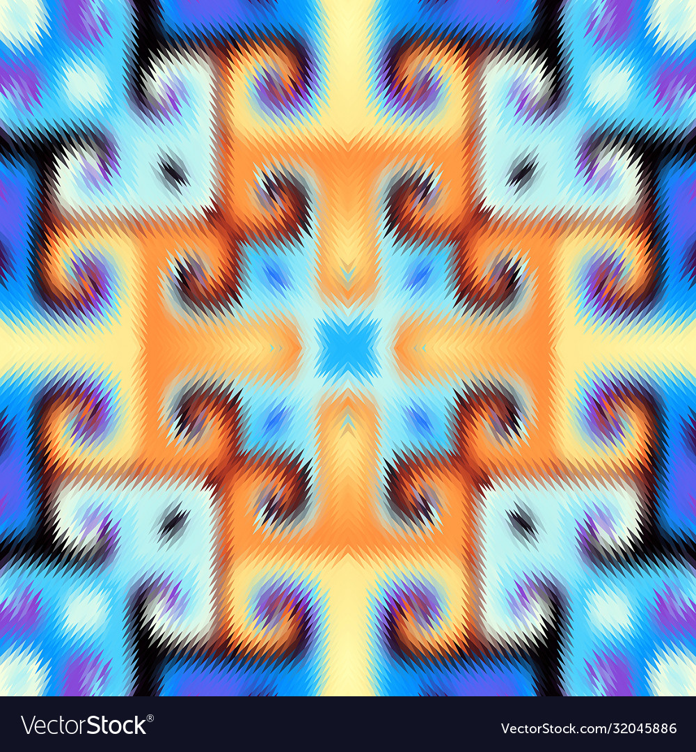 Seamless pattern background a triangles vector image Seamless pattern background a triangles