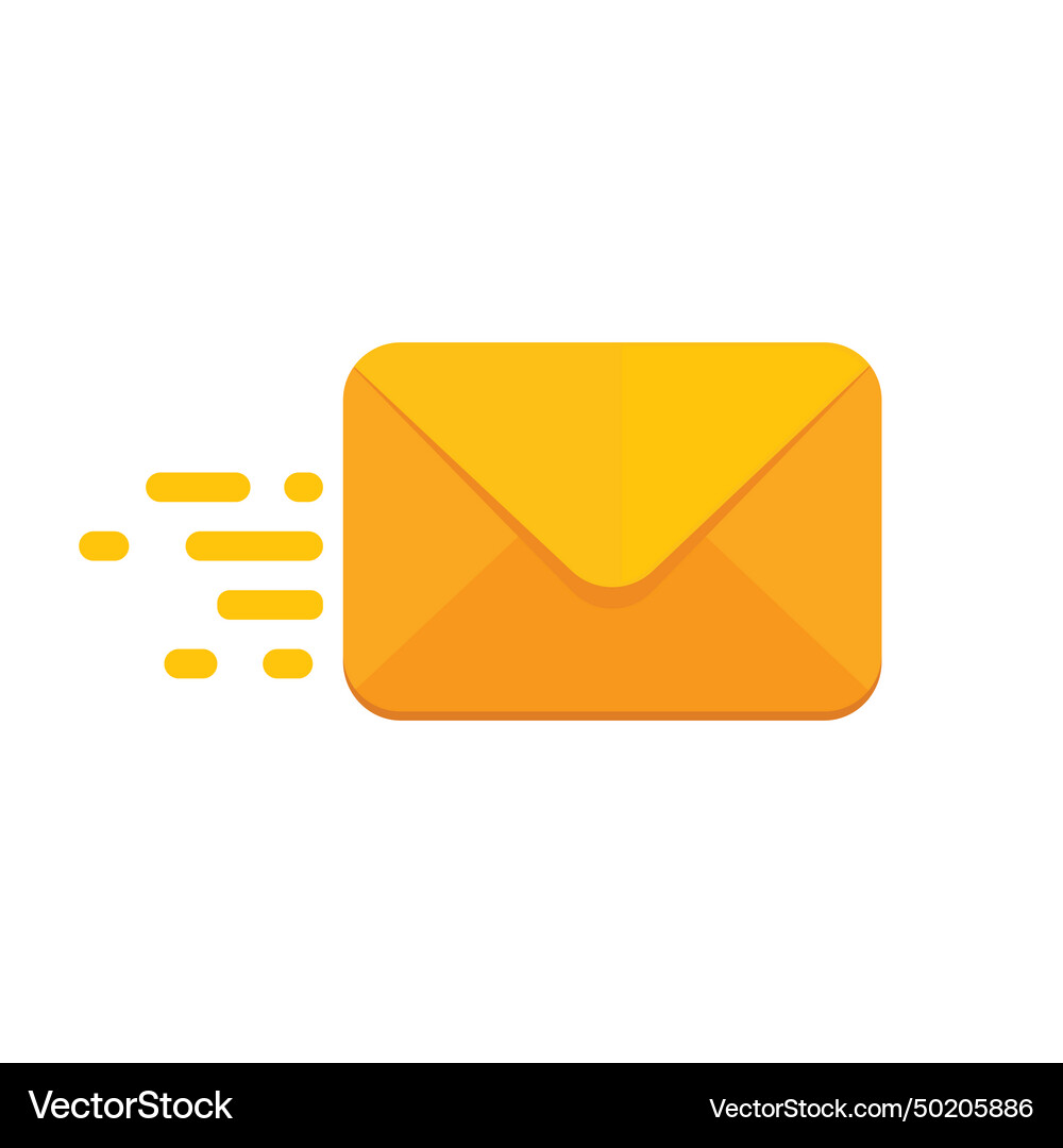 Send massage element design template Royalty Free Vector