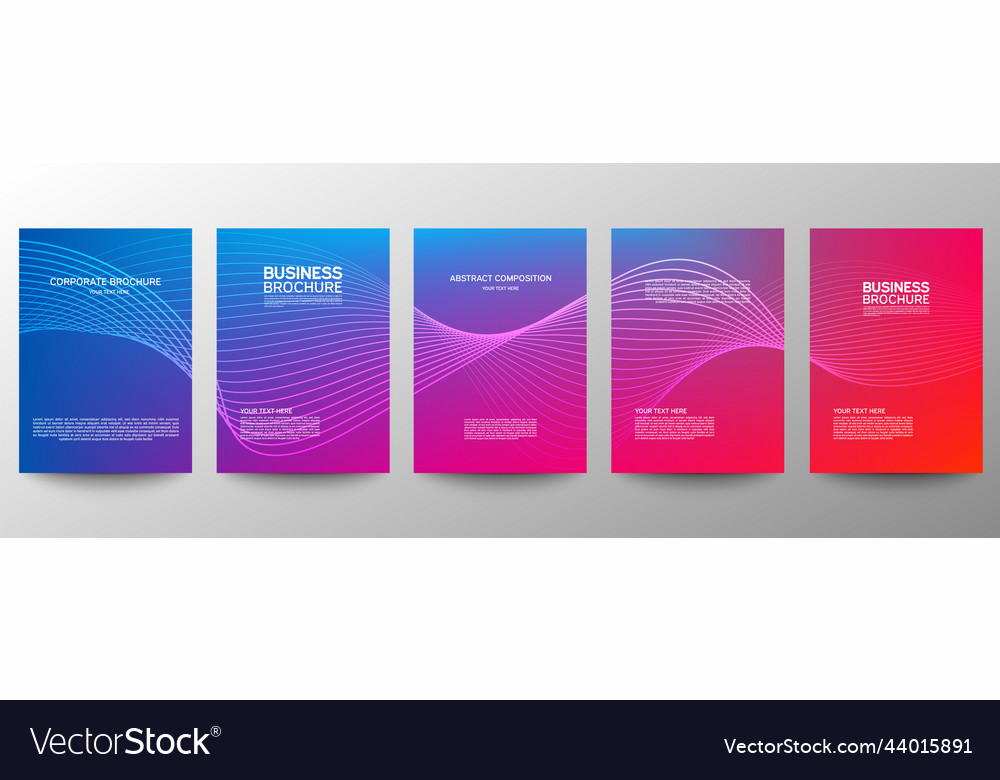 Cover geometric minimal set abstract line pattern vector image Cover geometric minimal set abstract line pattern