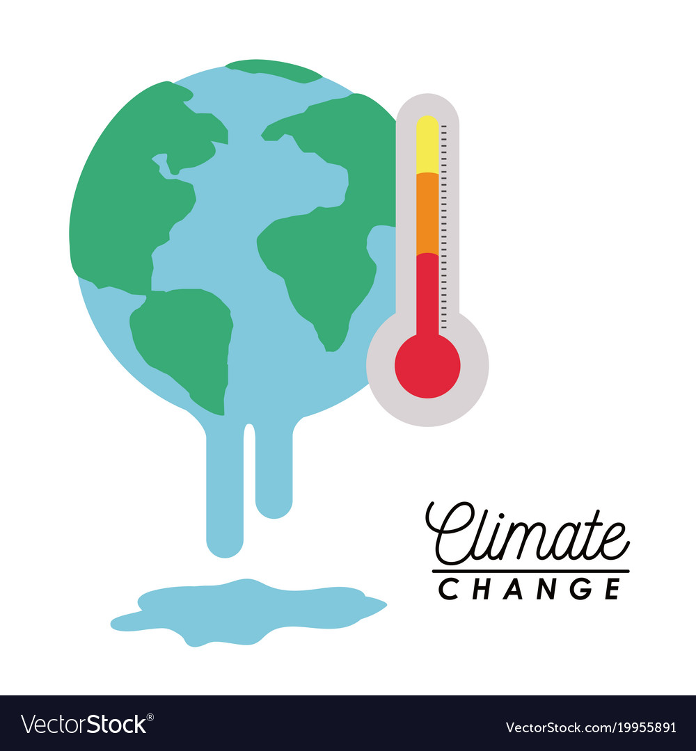 Effects climate change Royalty Free Vector Image