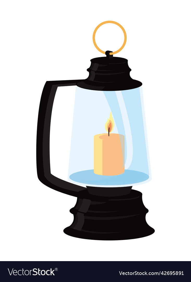 Islamic lantern design Royalty Free Vector Image