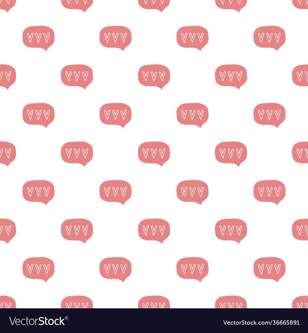Seamless pattern with message windows vector image Seamless pattern with message windows
