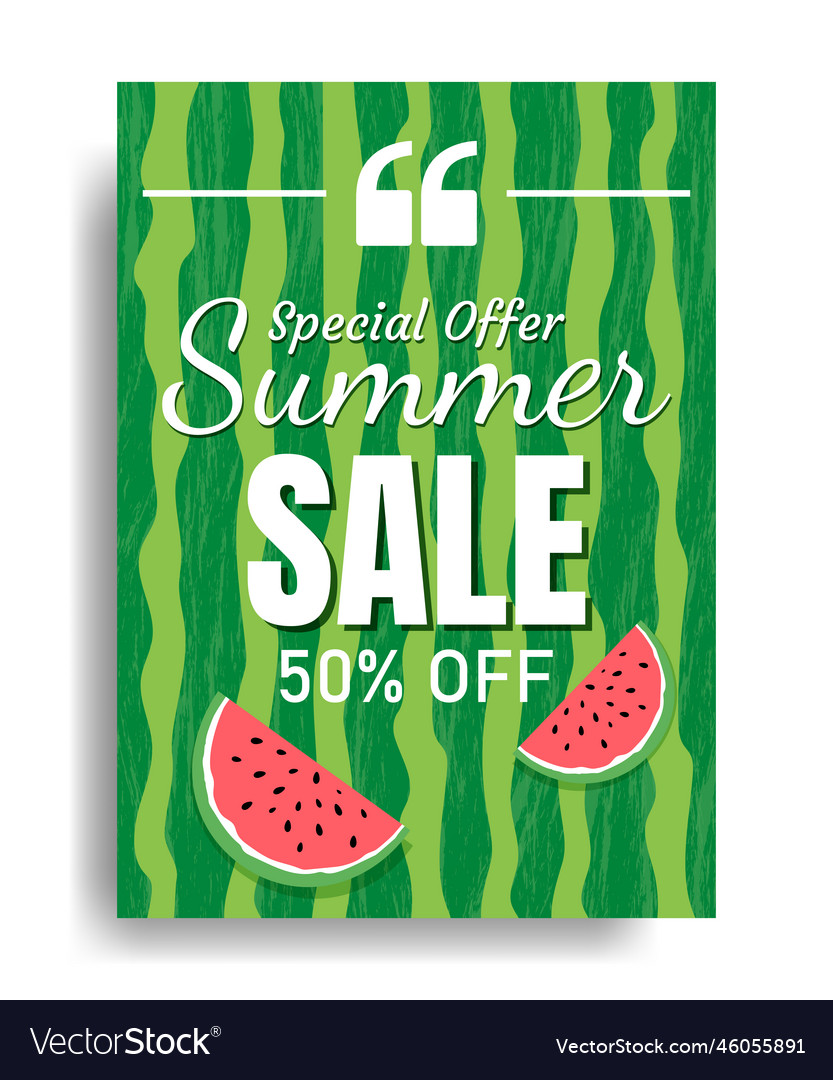 Set of empty templates with summer themes vector image Set of empty templates with summer themes