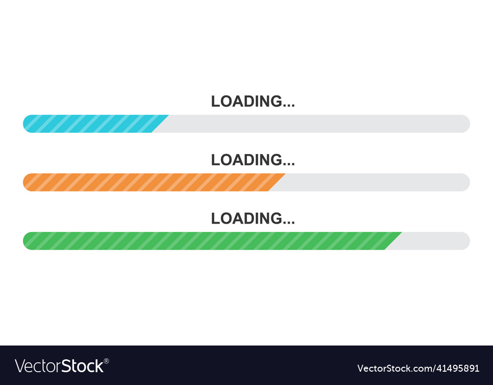 Set of loading icons