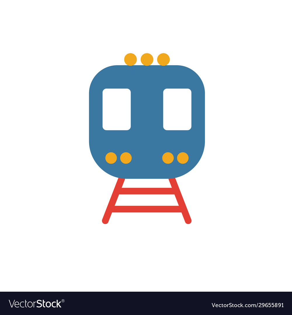 Train icon simple element from transport icons