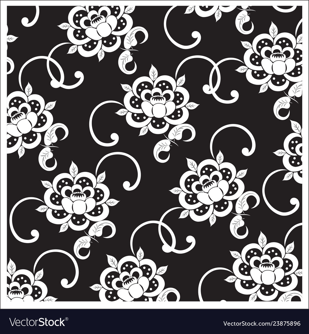 Batik design style patterns are same for fabric vector image Batik design style patterns are same for fabric