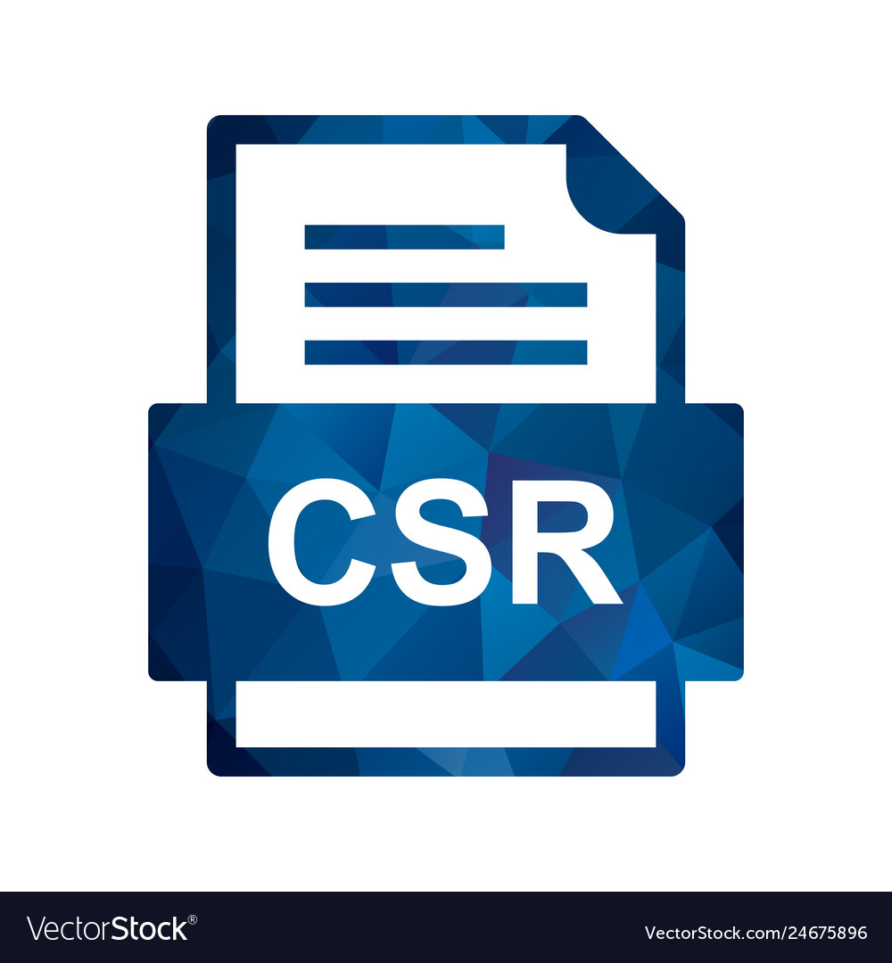 Csr file document icon