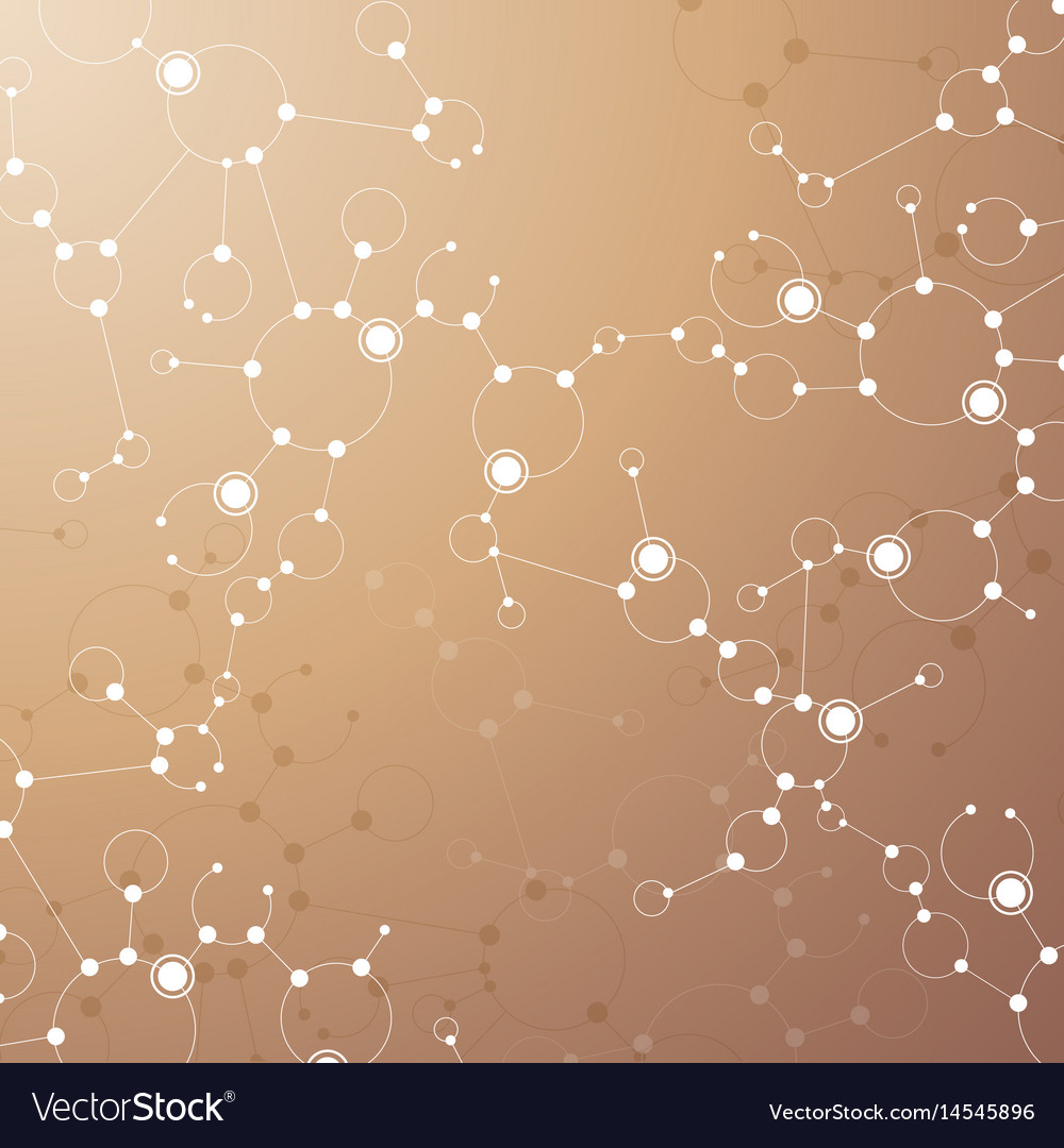 Geometric pattern with connected lines and dots