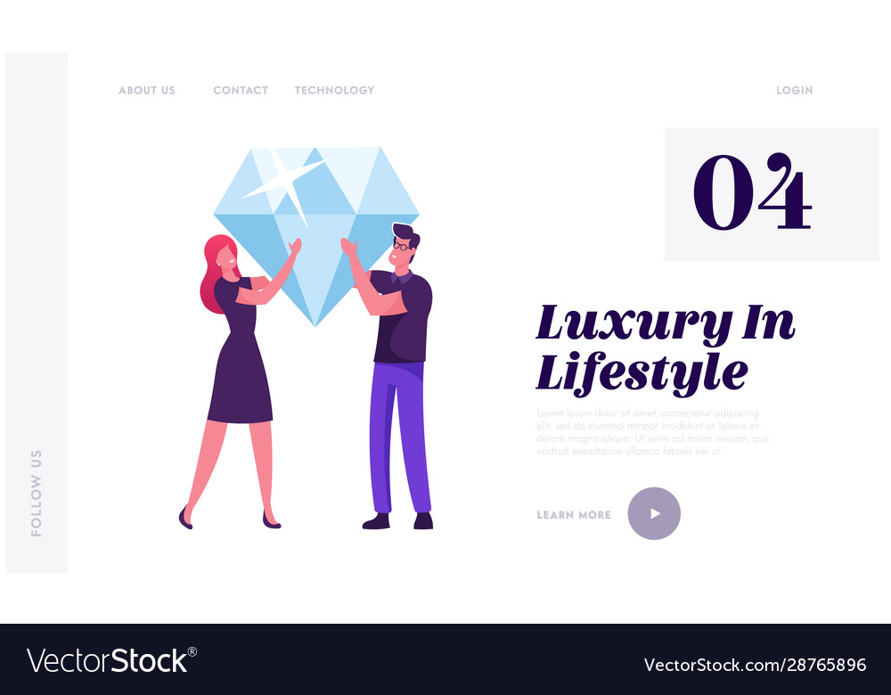 Loyalty program for regular clients website vector image Loyalty program for regular clients website
