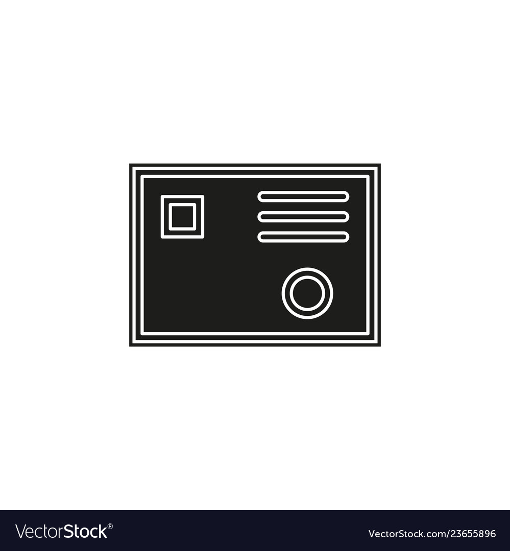 Message icon envelope - mail send letter