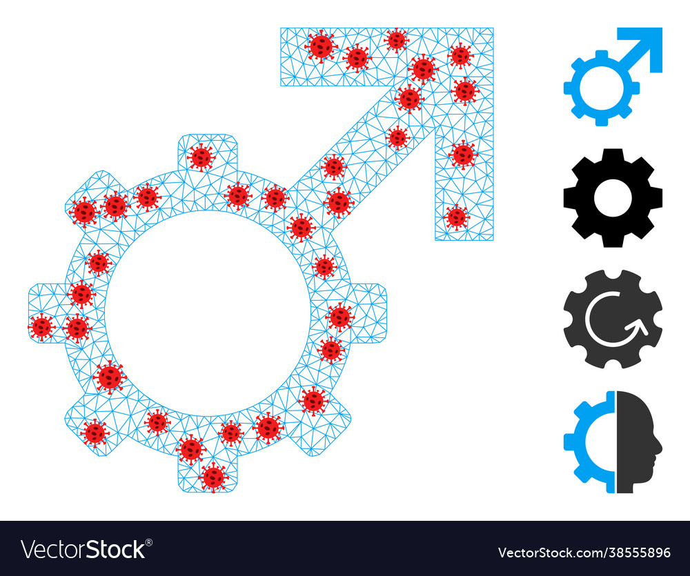 Polygonal wire frame technological potence