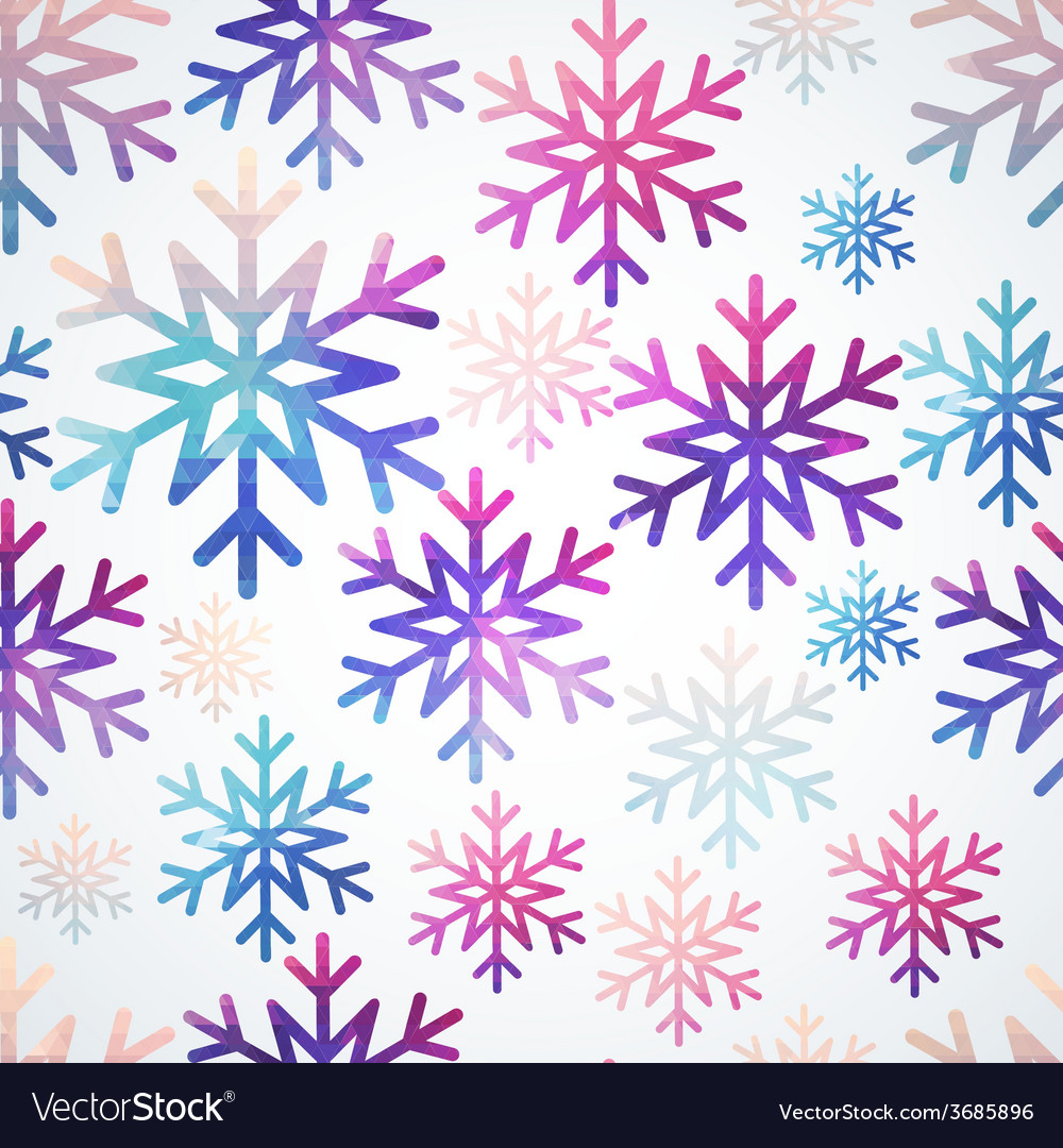 Snowflakes pattern abstract snowflake of geometric
