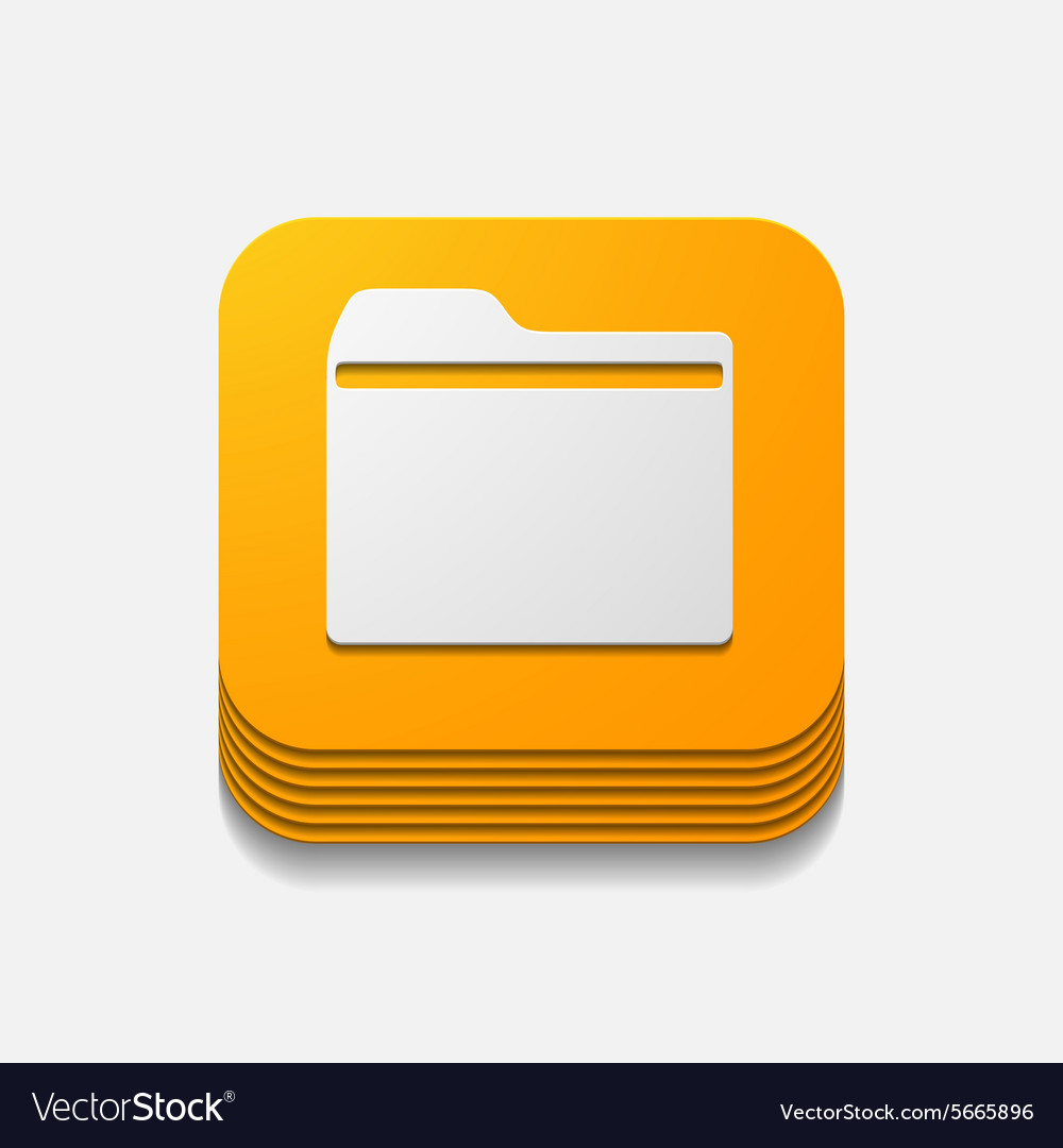 Square button folder