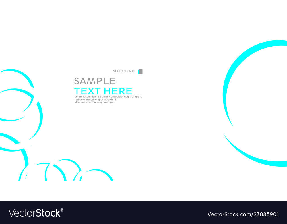 Abstract background with circles