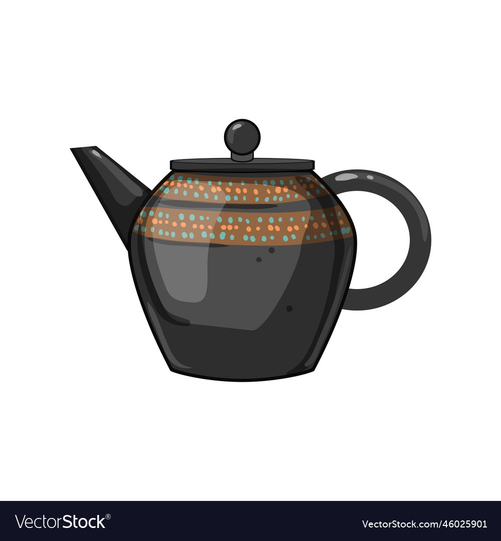 Beverage vintage teapot cartoon