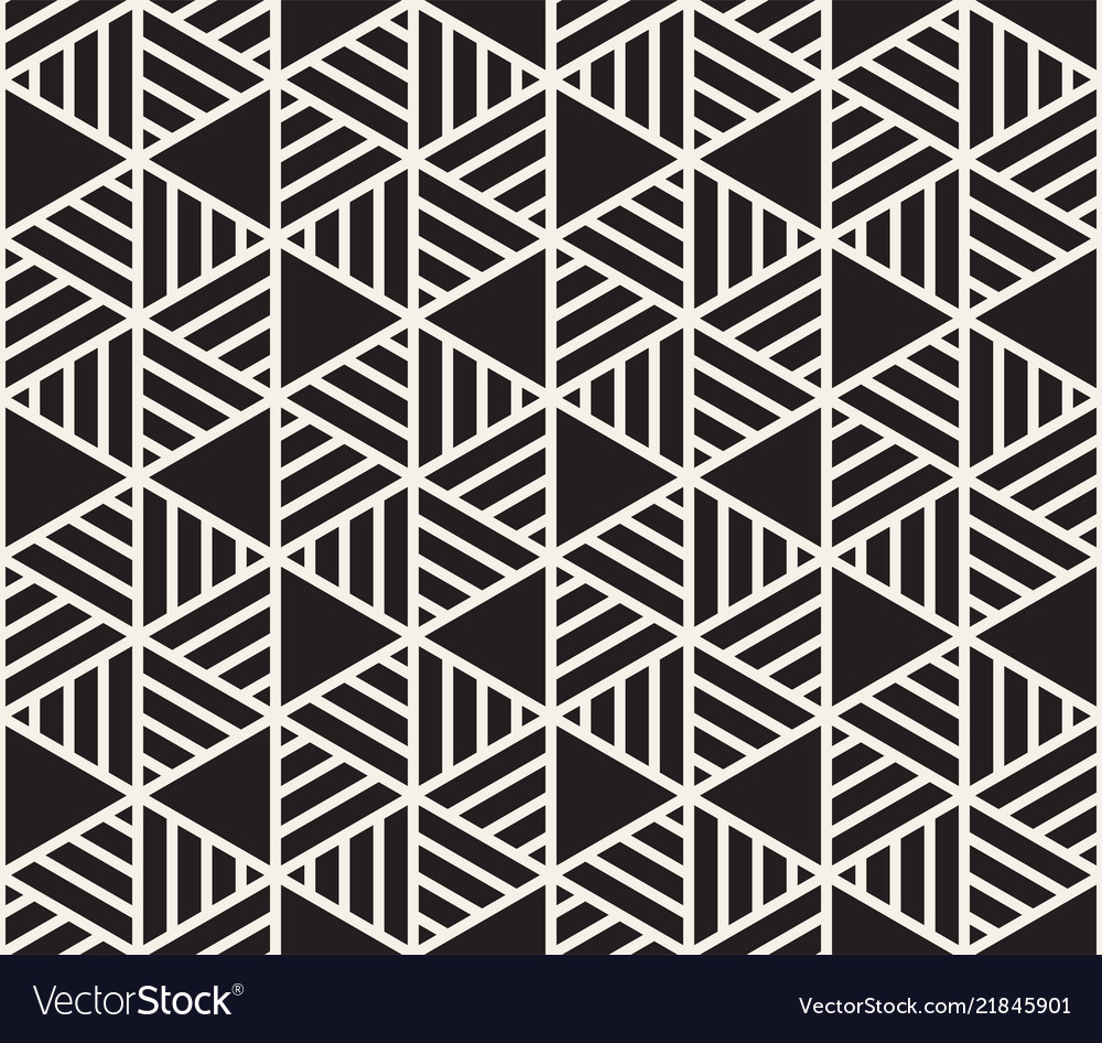 Geometric Line Tiling Pattern