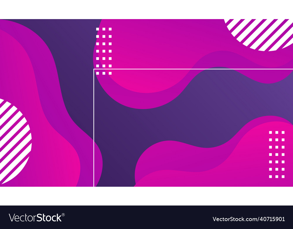 Modern abstract purple liquid wave curve blob Vector Image