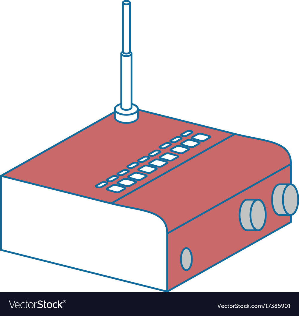 Router wifi isolated icon