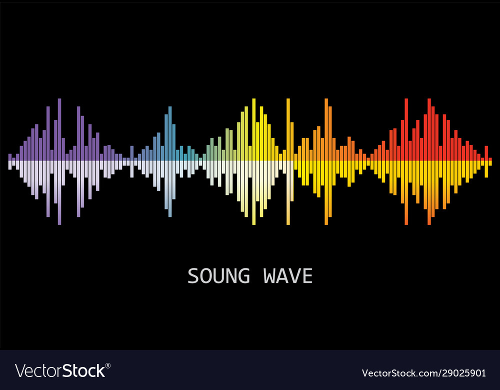 Sound wave rainbow pulse