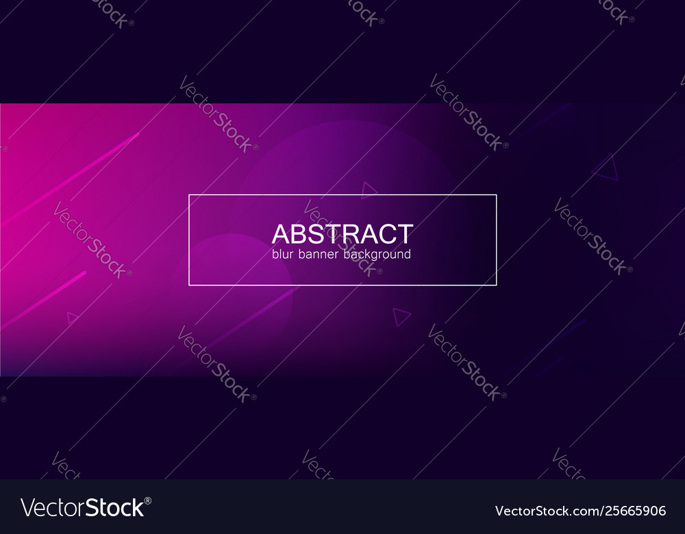 Abstract banner with gradient shapes