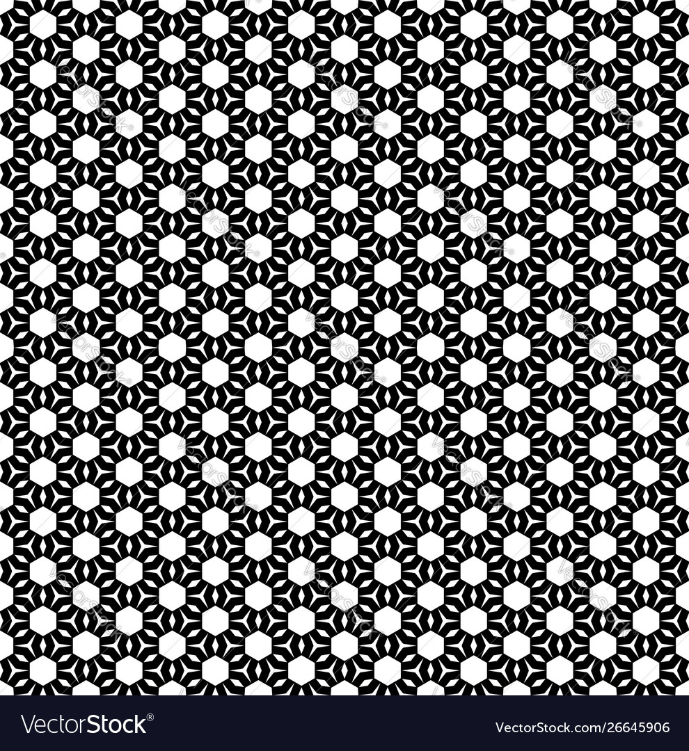 Abstract endless texture hexagon shapes vector image Abstract endless texture hexagon shapes