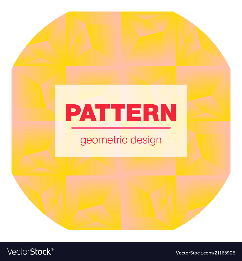 Abstract geometric background with polygons info vector image Abstract geometric background with polygons info