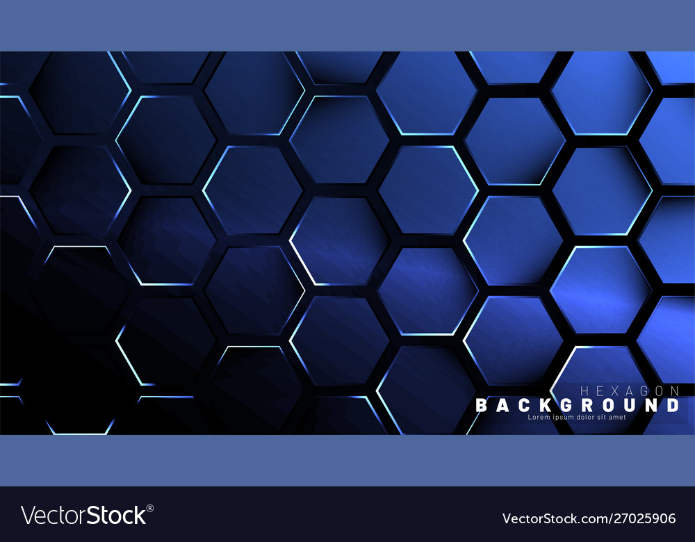 Abstract hexagon gradient colorful light pattern Vector Image Abstract hexagon gradient colorful light pattern