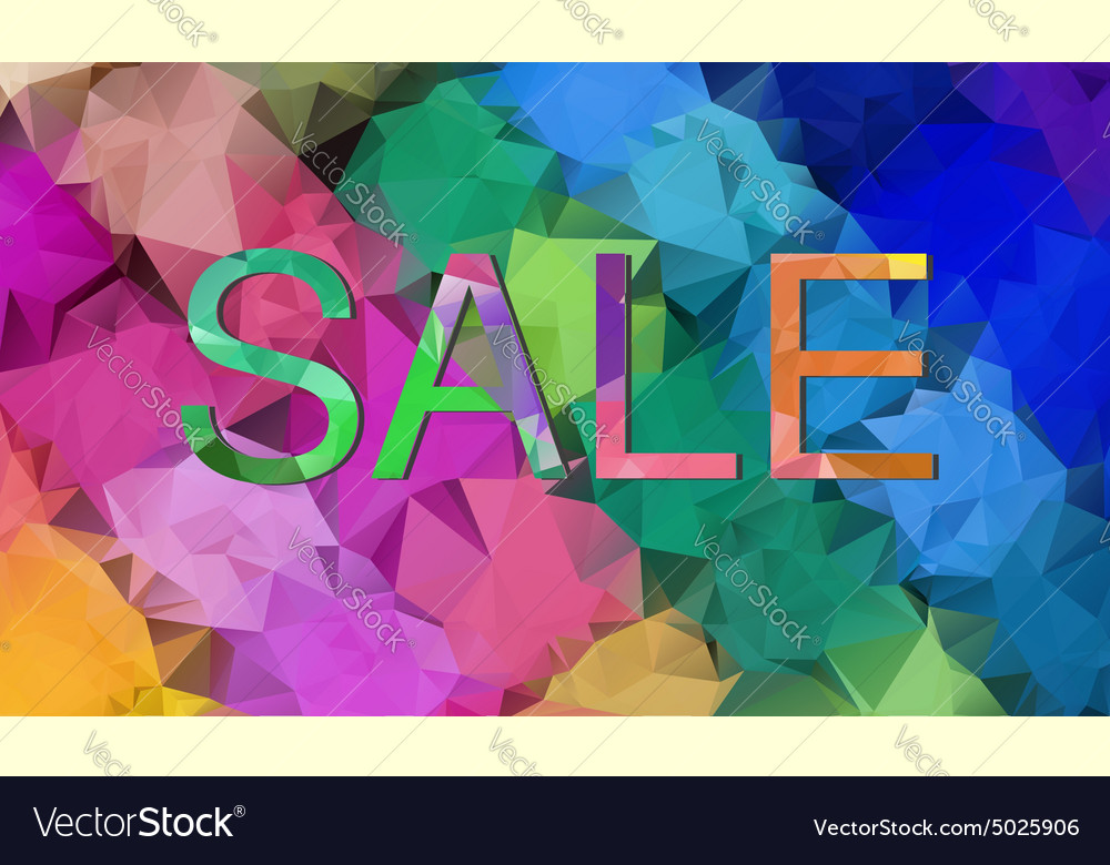 Abstract triangle polygonal background