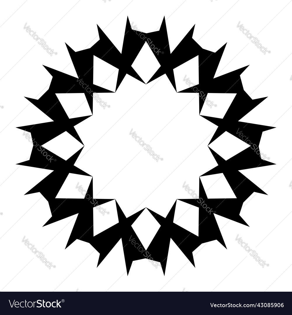 Abstractionist abstract geometric shape element