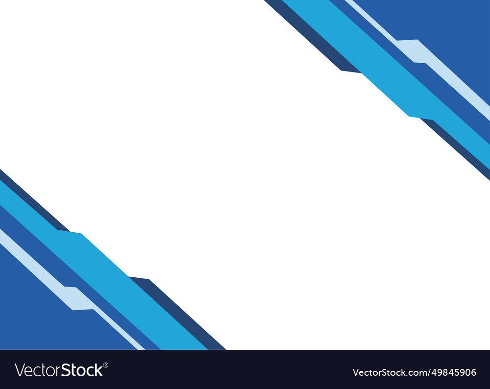 Blue Abstract Background With White Space Vector Image