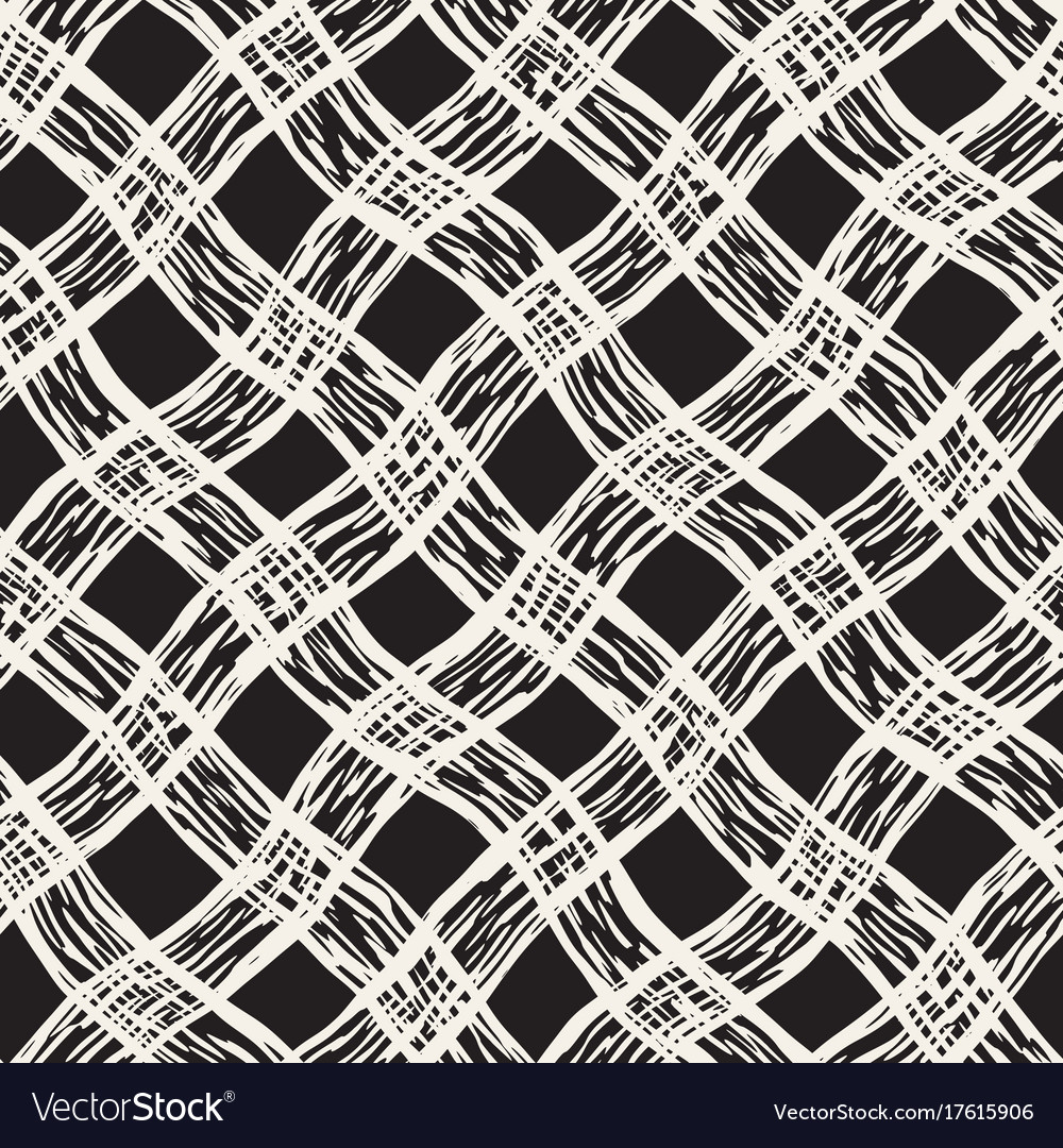 Hand drawn seamless pattern allover pattern with Vector Image