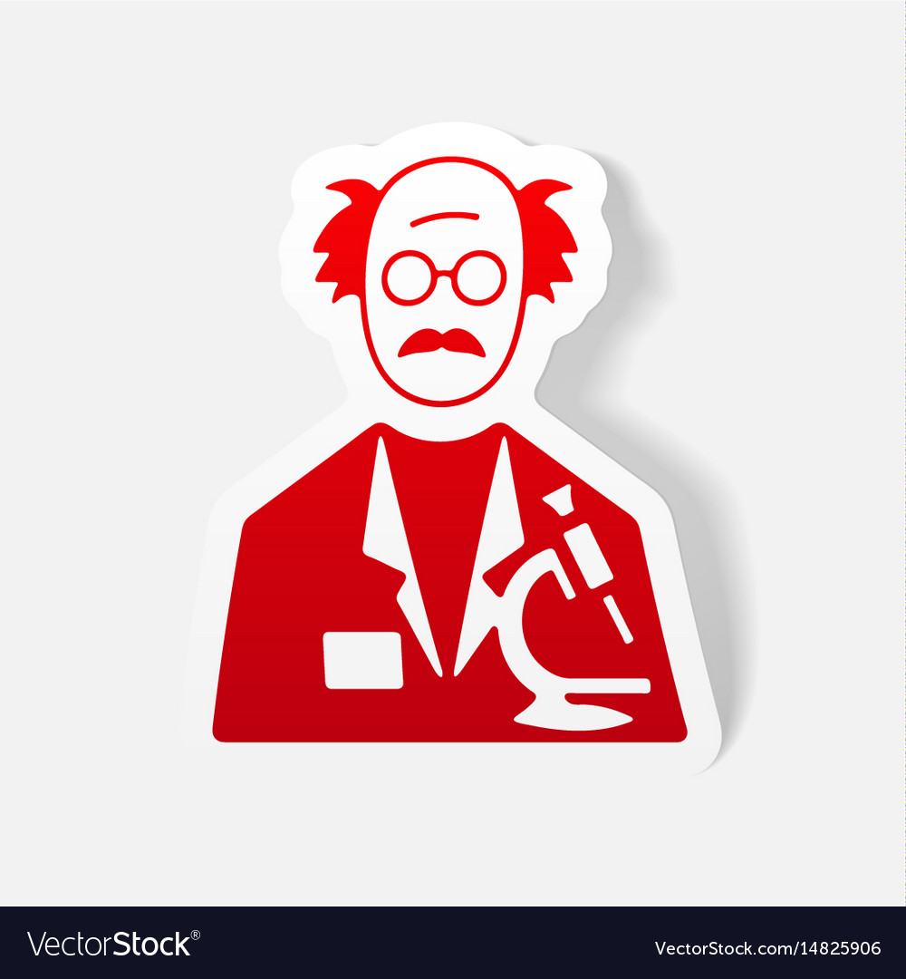 Realistic design element scientist