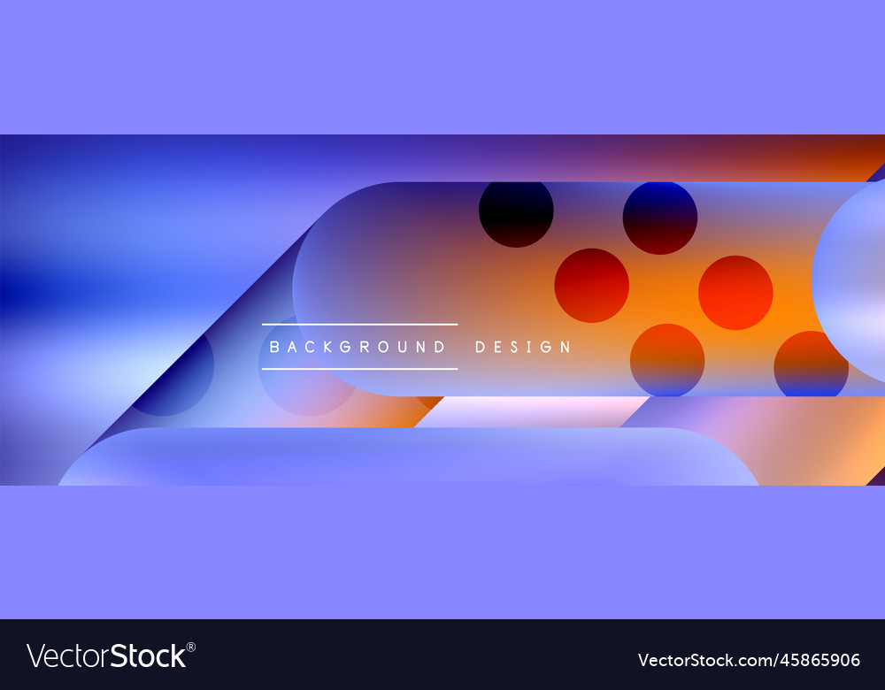 Round shapes and lines with fluid gradients Vector Image Round shapes and lines with fluid gradients