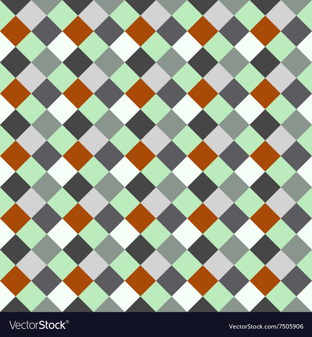 Seamless geometric checked pattern diagonal