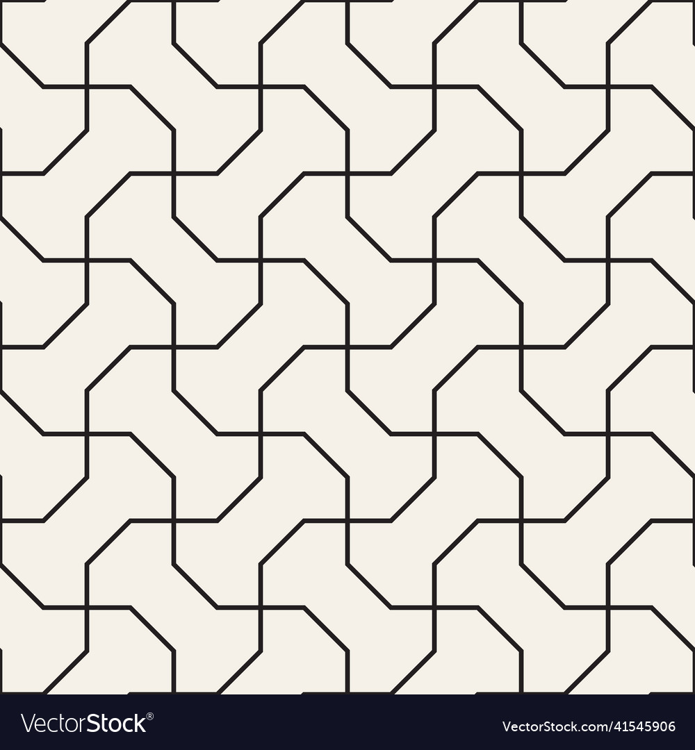 Seamless pattern repeating geometric elements vector image Seamless pattern repeating geometric elements