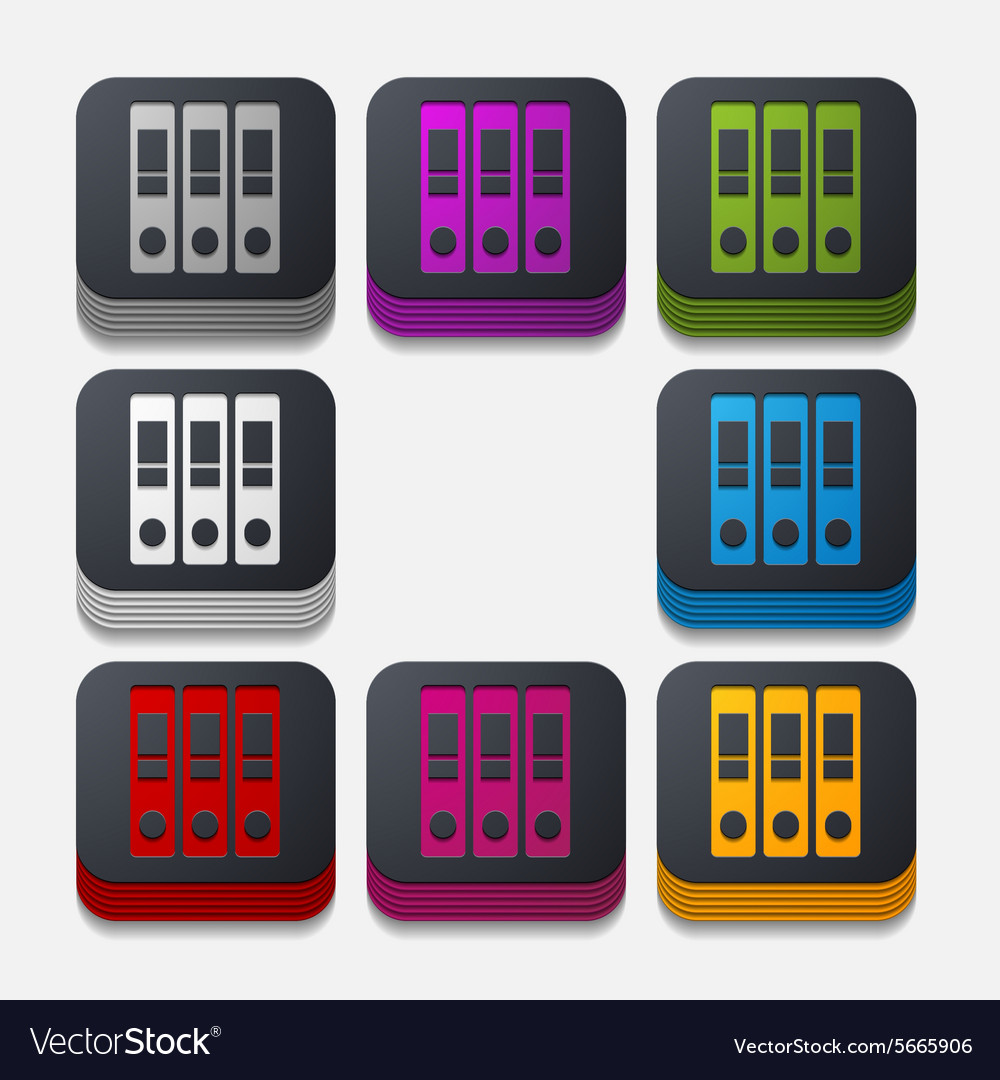 Square button folder