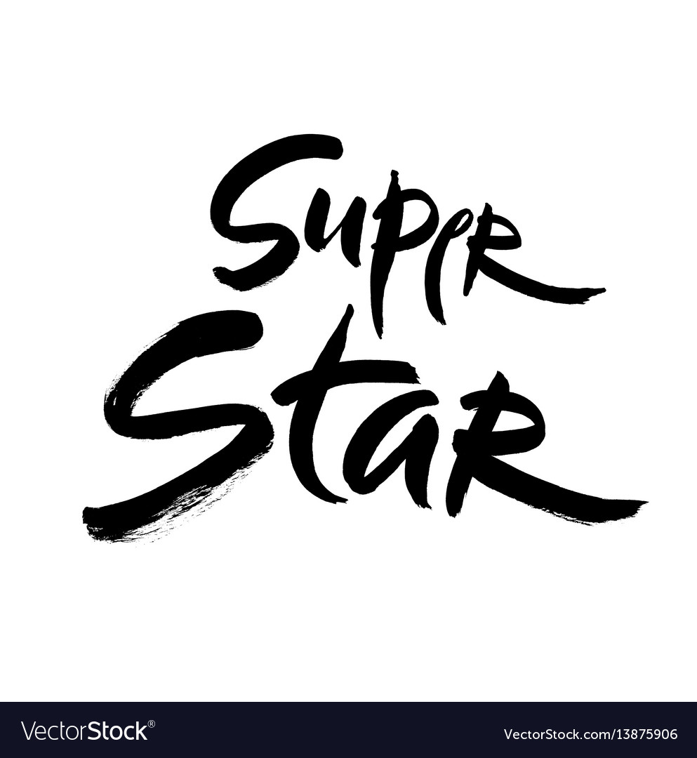 Super star Royalty Free Vector Image - VectorStock